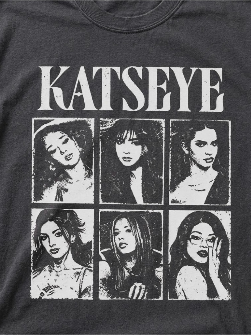 Katseye Girl Group Music Tour Comfort Colors Tee - Picture 3 of 6